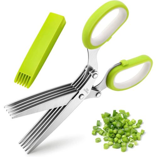 1pc 5 Blade Kitchen Herb Shears Herb Cutter For Chopping Basil Chive Parsley 1pc 5 Blade Kitchen Herb Shears Herb Cutter For Chopping Basil Chive Parsley